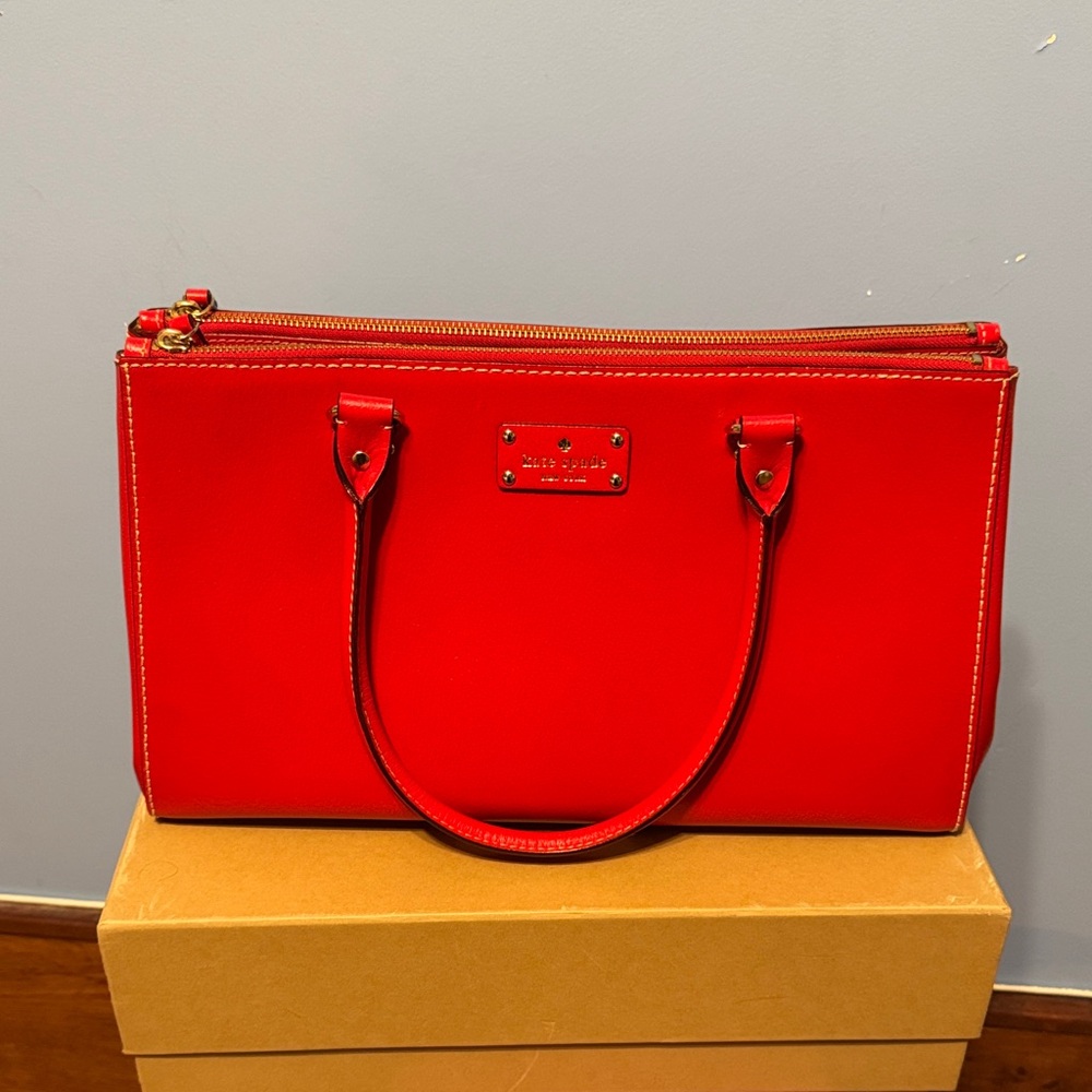 Kate Spade Bright Red Satchel